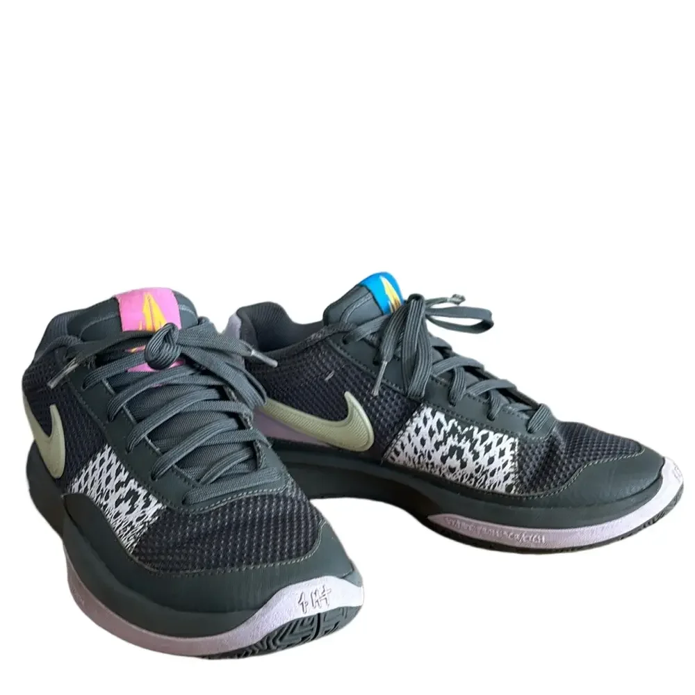 Nike Ja 1 Personal Touch Boys Black and Pastel Sneakers size 7.5